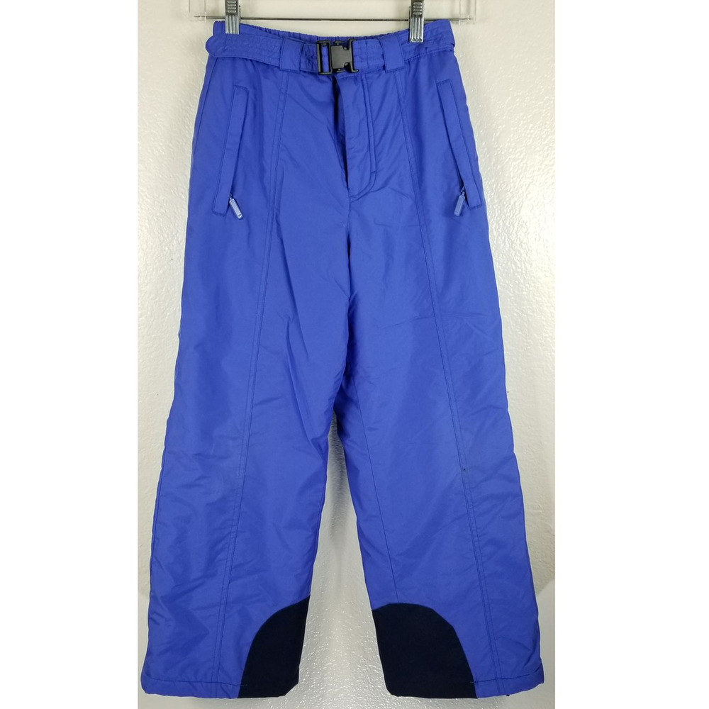 Columbia Blue Black Winter Snow Skiing Pants BOYS 10/12